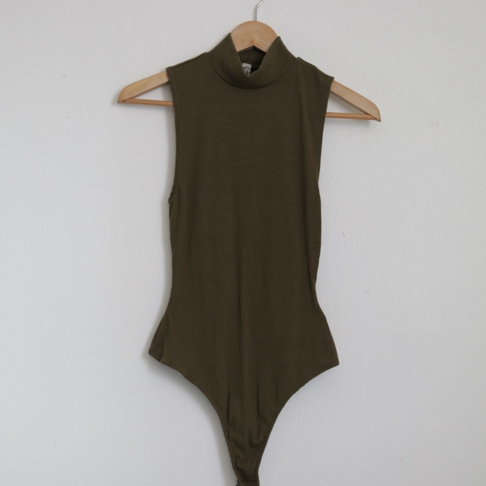 Intimately Free People Ribbed Turtleneck Bodysuit